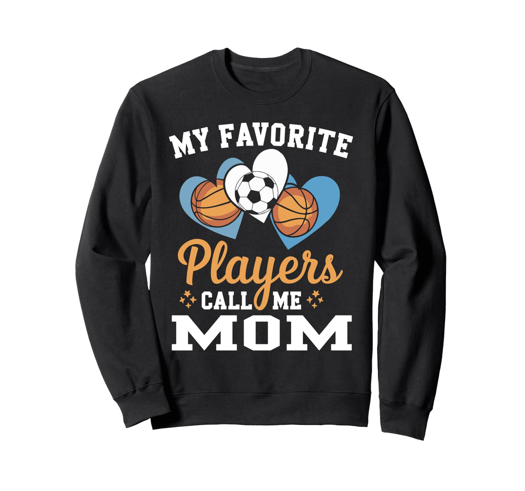 My Favorite Soccer Basketball Sweatshirt - Unique Graphic for Adults