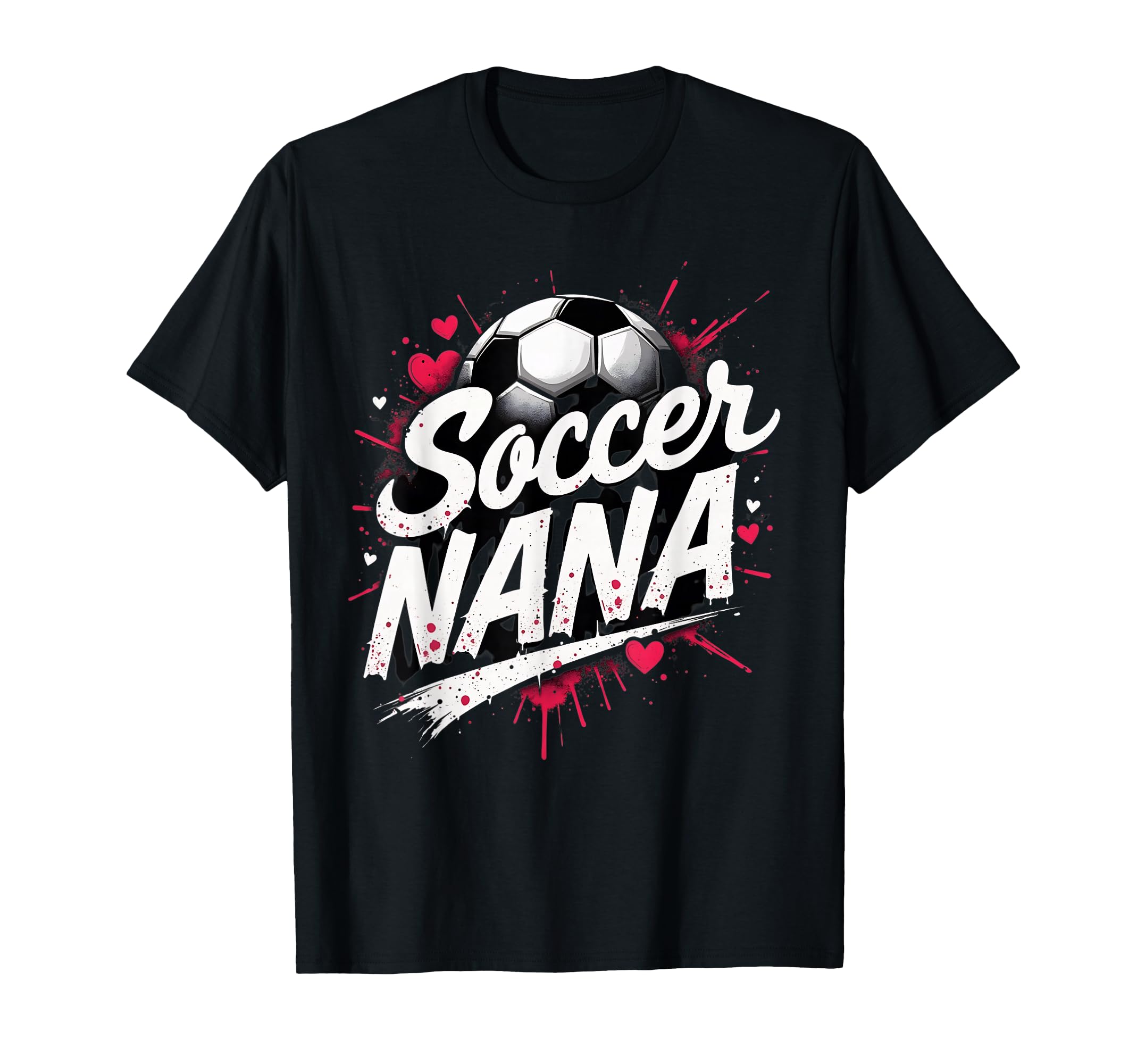 Proud Soccer Nana Funny Grandma Lover T-Shirt - Trendy Graphic Men Women