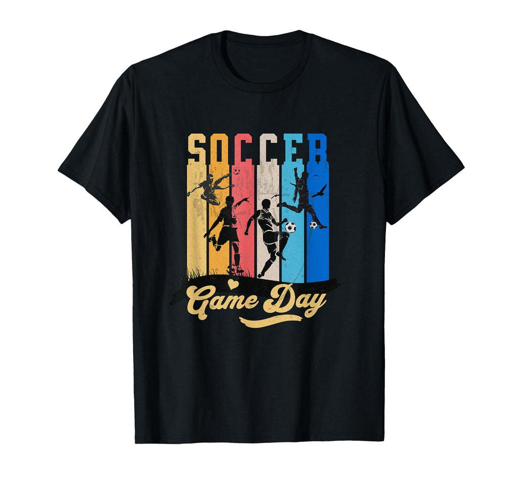 Soccer Game Day Colorful Soccer Ball T-Shirt - Streetwear Style Men Women
