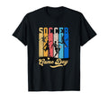 Soccer Game Day Colorful Soccer Ball T-Shirt - Streetwear Style Men Women