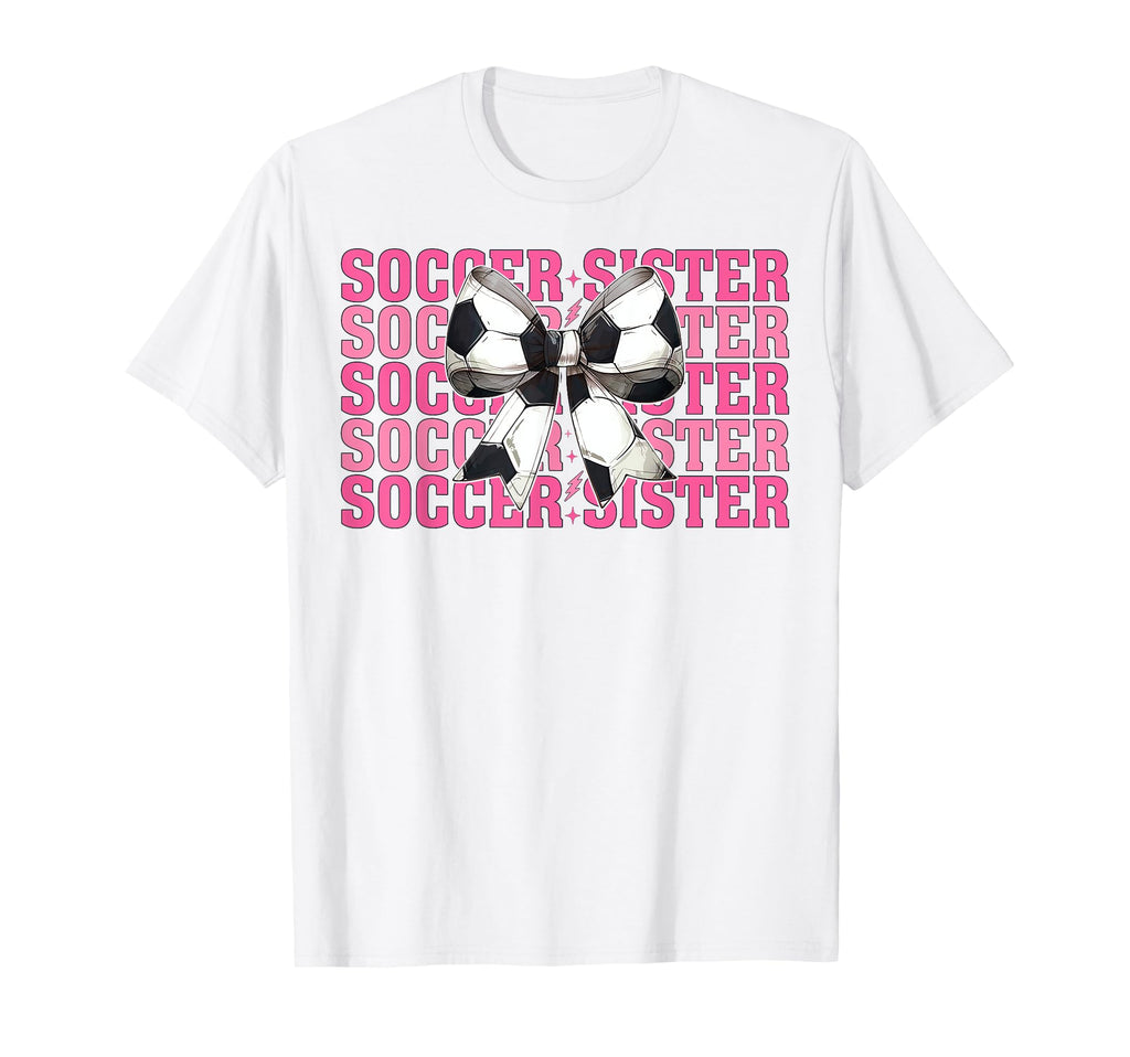 Womens Coquette Bow Ribbon Soccer Sweatshirt - Custom Art Print Unisex