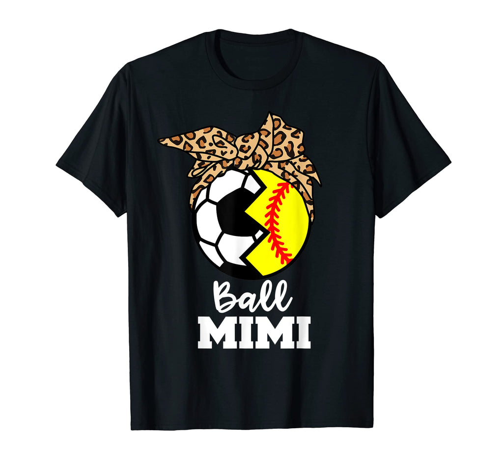 Ball Mimi Funny Soccer Softball Mimi T-Shirt - Unique Graphic for Adults