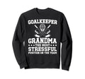 Funny Hockey Goalkeeper Grandma Sweatshirt - Streetwear Style Men Women