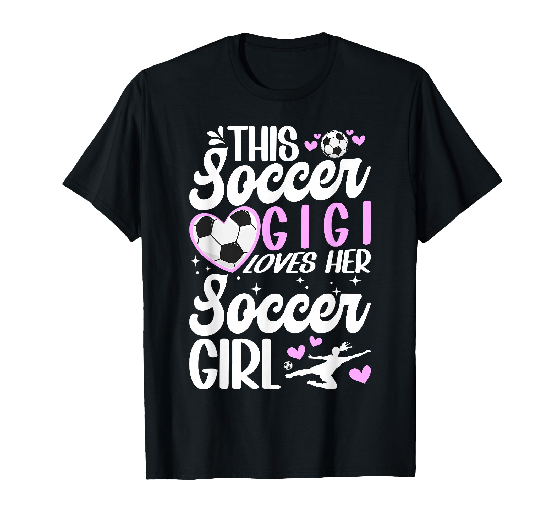 Soccer Gigi Loves Her Soccer T-Shirt - Casual Everyday Wear for Adults