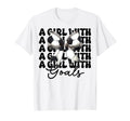Goals Soccer Coquette Bow T-Shirt - Trendy Graphic Unisex