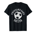 Thousand Oaks Soccer Distressed 90S T-Shirt - Unique Graphic Men Women