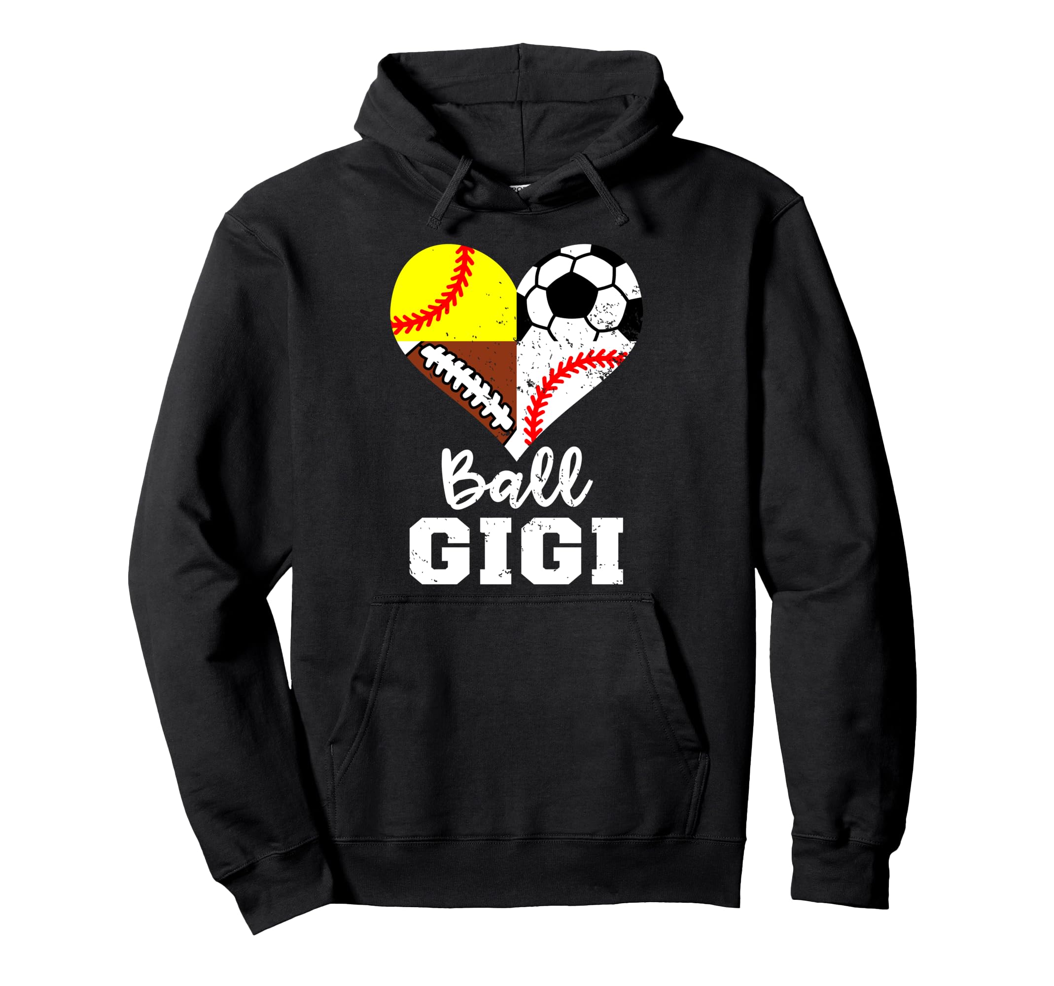 Ball Gigi Funny Soccer Football Baseball Hoodie - Custom Art Print Unisex