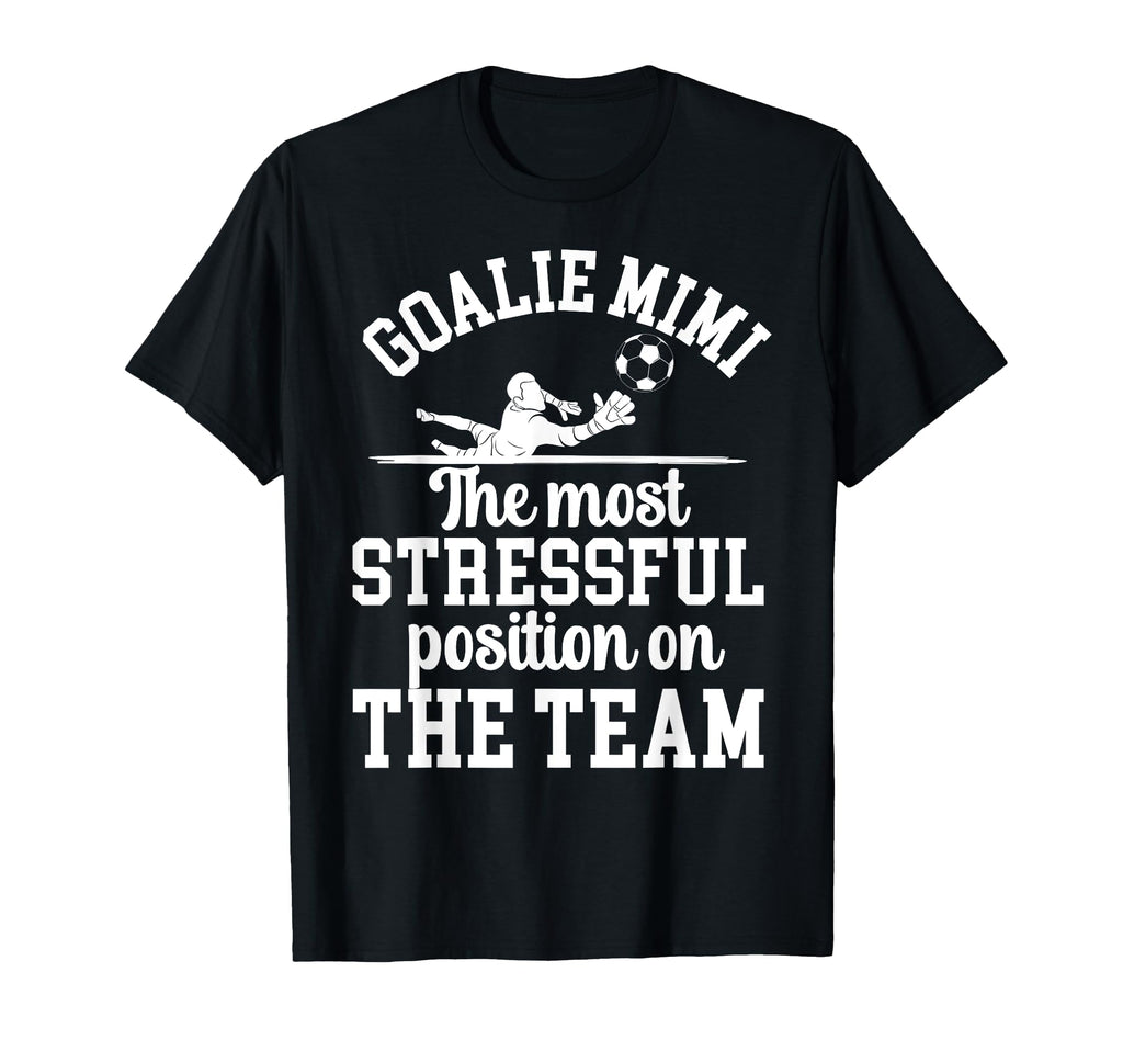 Funny Soccer Goalie Mimi Soccer Keeper T-Shirt - Trendy Graphic for Adults