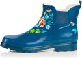 NORTY - Womens Ankle Rain Boots - Ladies Waterproof Winter Spring Garden Boot runs ½ size large