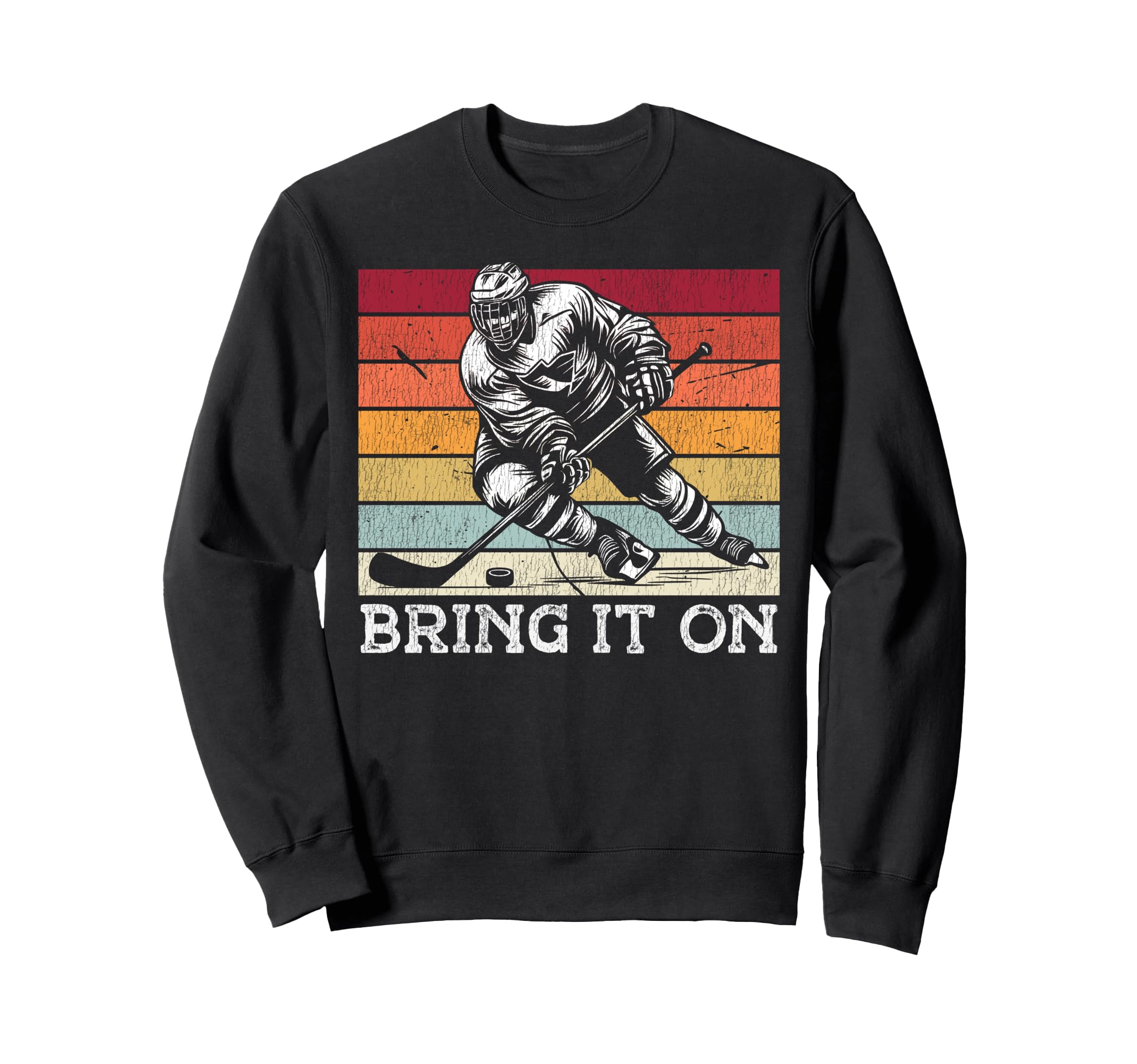 Ice Hockey Goalie Goalkeeper Bring It Sweatshirt - Trendy Graphic Men Women