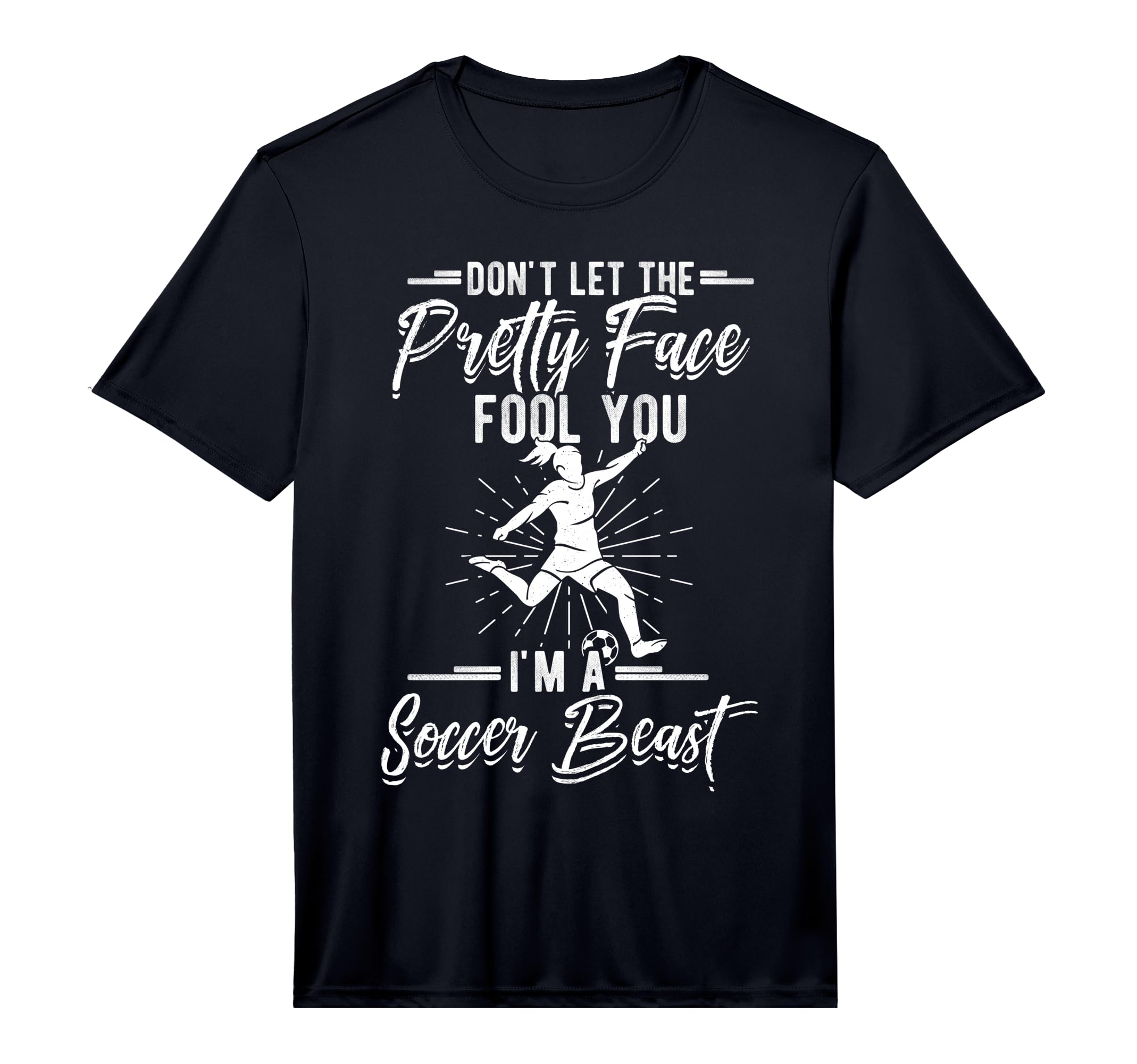 Mens Dont Let Pretty Face Fool You T-Shirt - Aesthetic Graphic for Adults