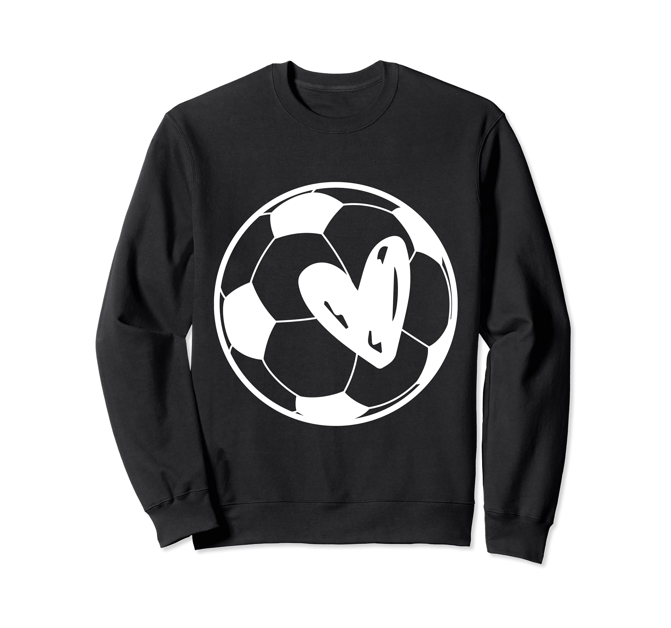 Funny Soccer T Soccer Love Sweatshirt - Casual Everyday Wear Men Women