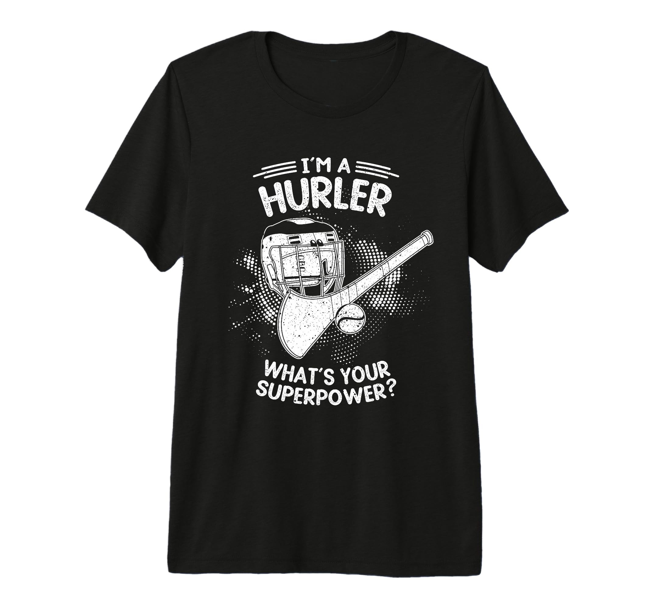Hurling Helmet Athletic Goalkeeper T-Shirt - Unique Graphic for Adults
