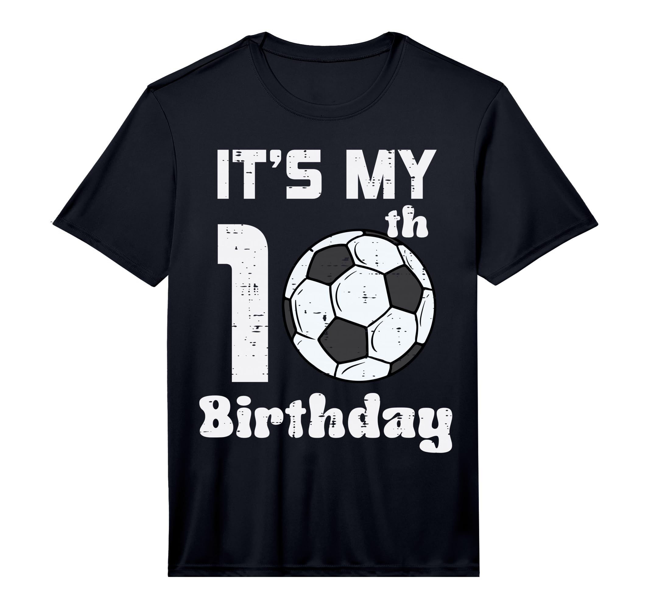 Its My 10Th Birthday Soccer 10 Years T-Shirt - Streetwear Style Men Women