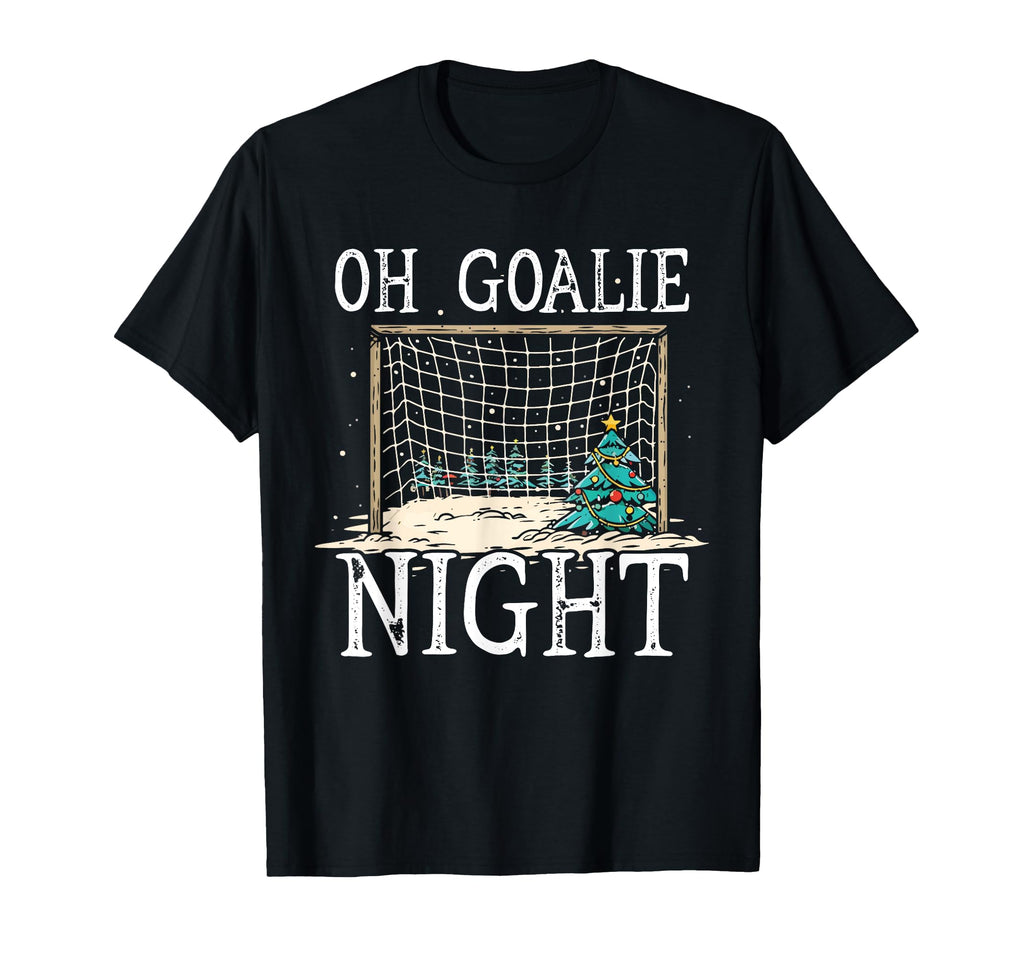 Soccer Player Day Goalkeeper Santa Claus T-Shirt - Minimalist Print Unisex