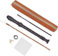 Recorder Instrument for Beginner Adults,8-Hole Soprano Descant Recorder Music Flute with Cleaning Rod & Case Bag For Home Entertainment(6-Woven Brown)