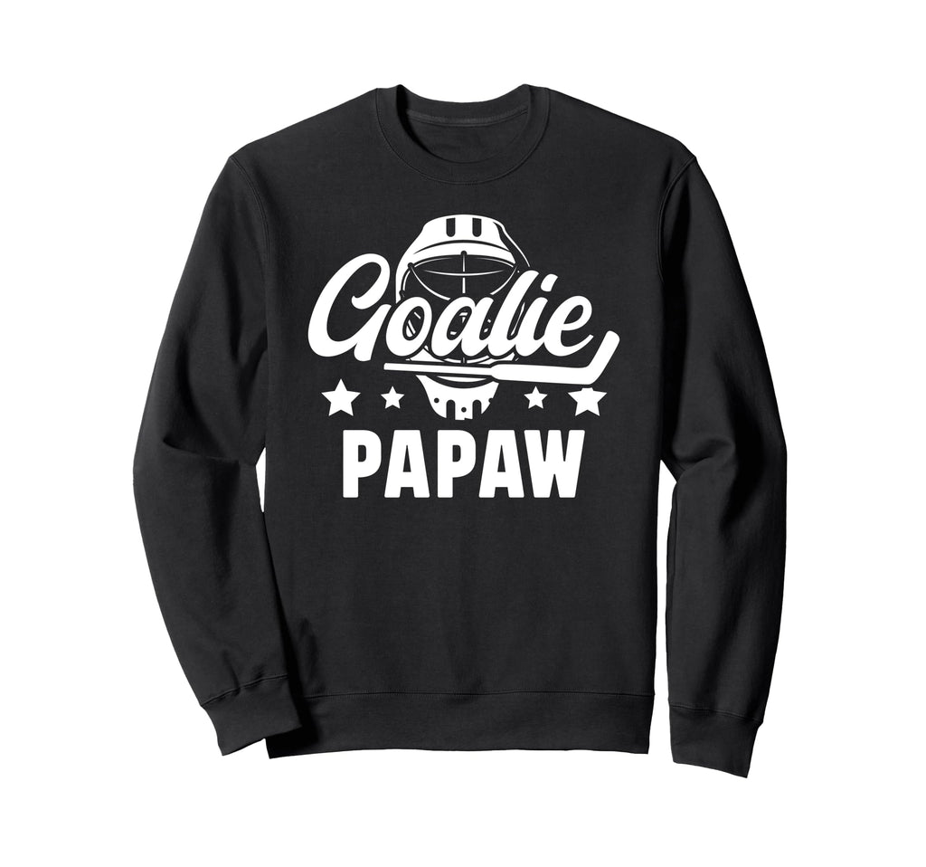 Ice Hockey Goalie Papaw Ice Hockey Sweatshirt - Minimalist Print Men Women