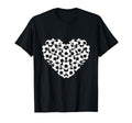 Heart Shaped Soccer Ball Artwork T-Shirt - Custom Art Print for Adults