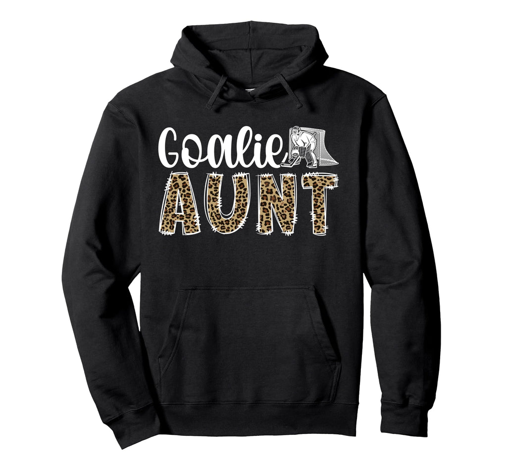 Ice Hockey Goalie Aunt Hockey Keeper Aunt Hoodie - Graphic Print Men Women