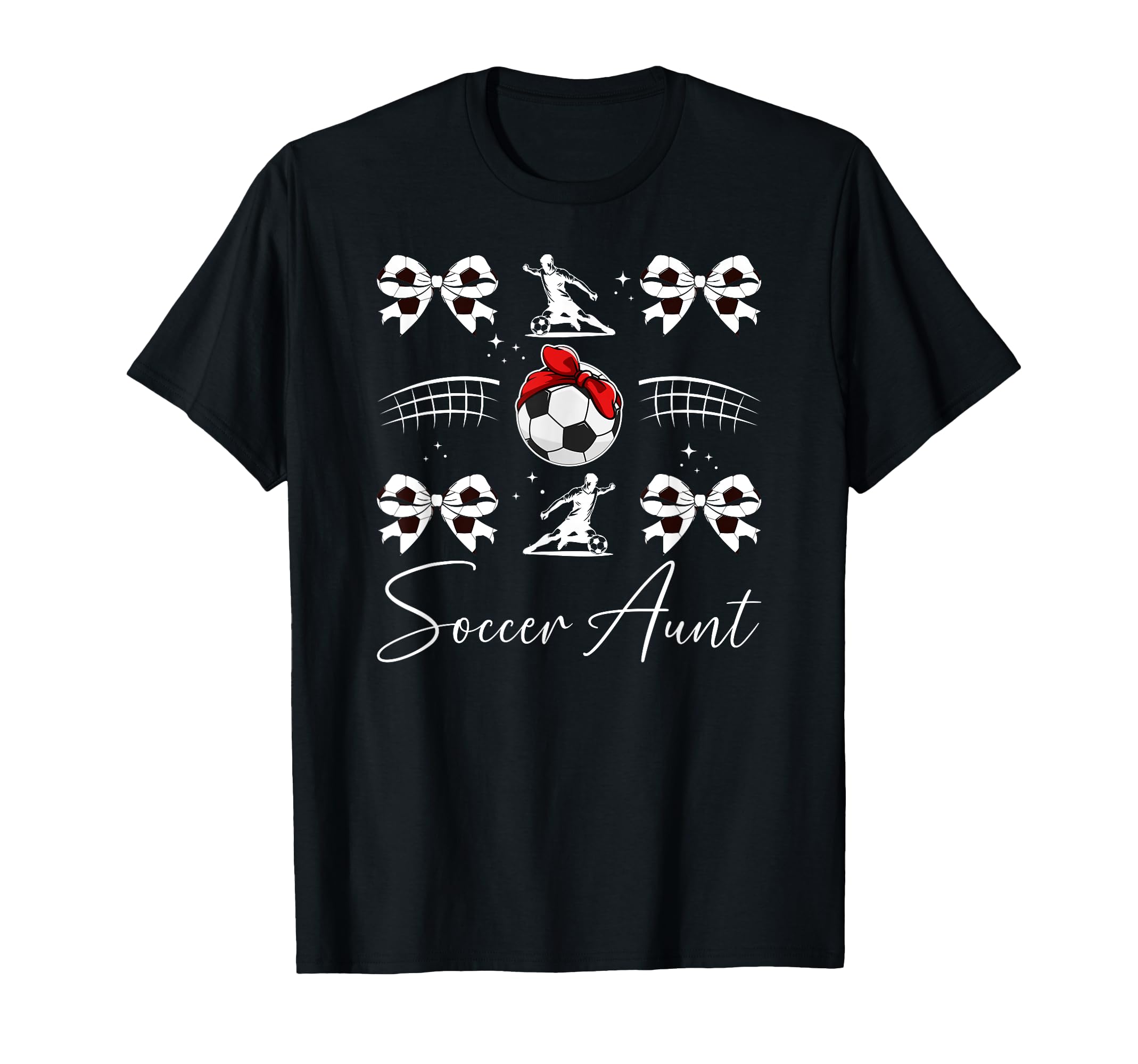 Soccer Aunt Soccer Player Auntie T-Shirt - Custom Art Print Men Women