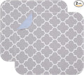 OUTCREATOR® Washable Bed Pads 21" x 22" (Pack of 2), Incontinence Mattress Protector, Anti-Slip Waterproof Underpads for Adults Kids Elderly Pets, Absorbency & Reusable Bedwetting Pads (Gray)