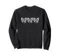 Stylish Soccer Themed Bow Sporty Sweatshirt - Custom Art Print for Adults