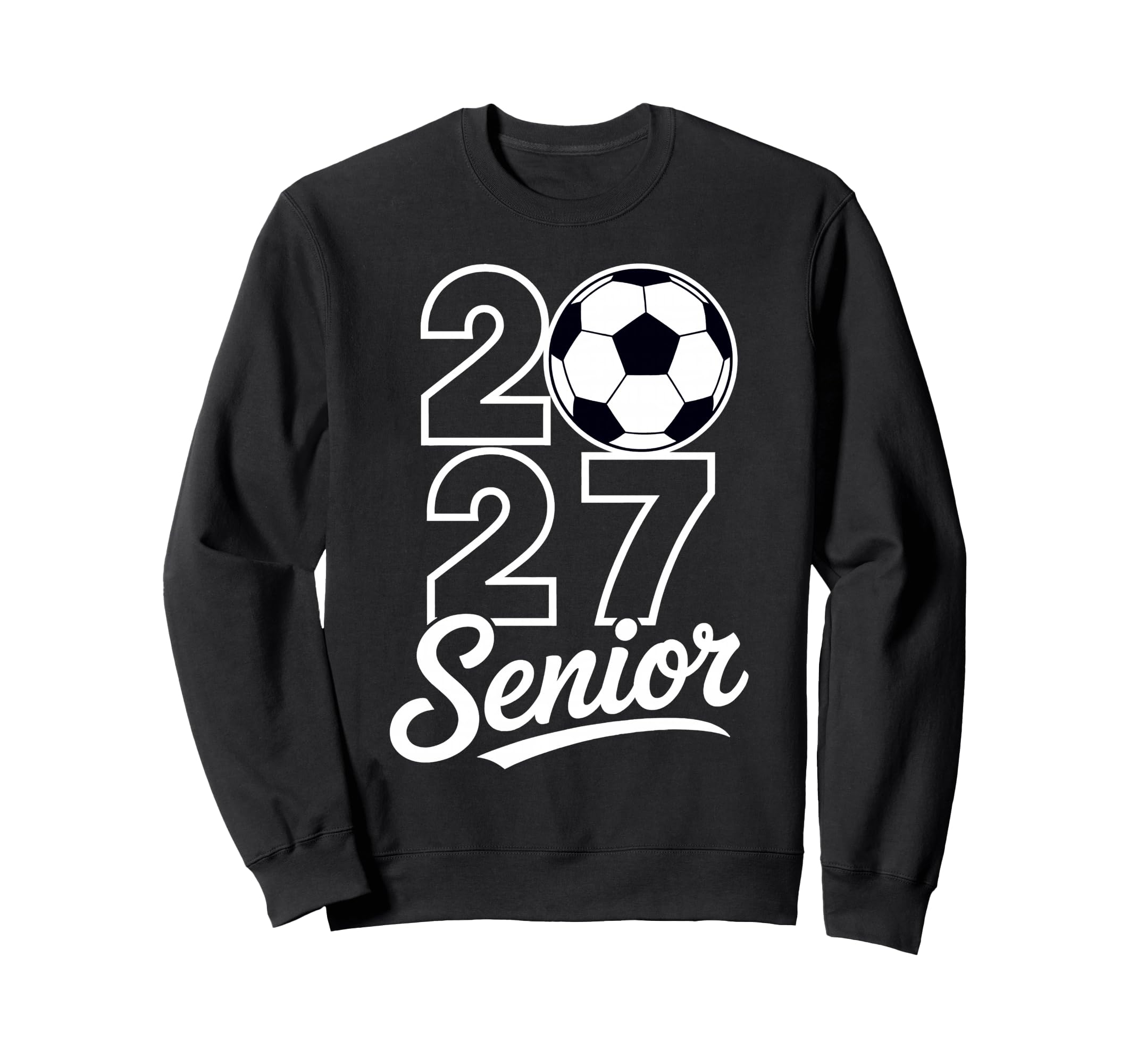 Class 2027 Senior Soccer Mens Sweatshirt - Graphic Print Men Women