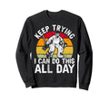 Ice Hockey Goalie Goalkeeper Keep Sweatshirt - Minimalist Print Men Women