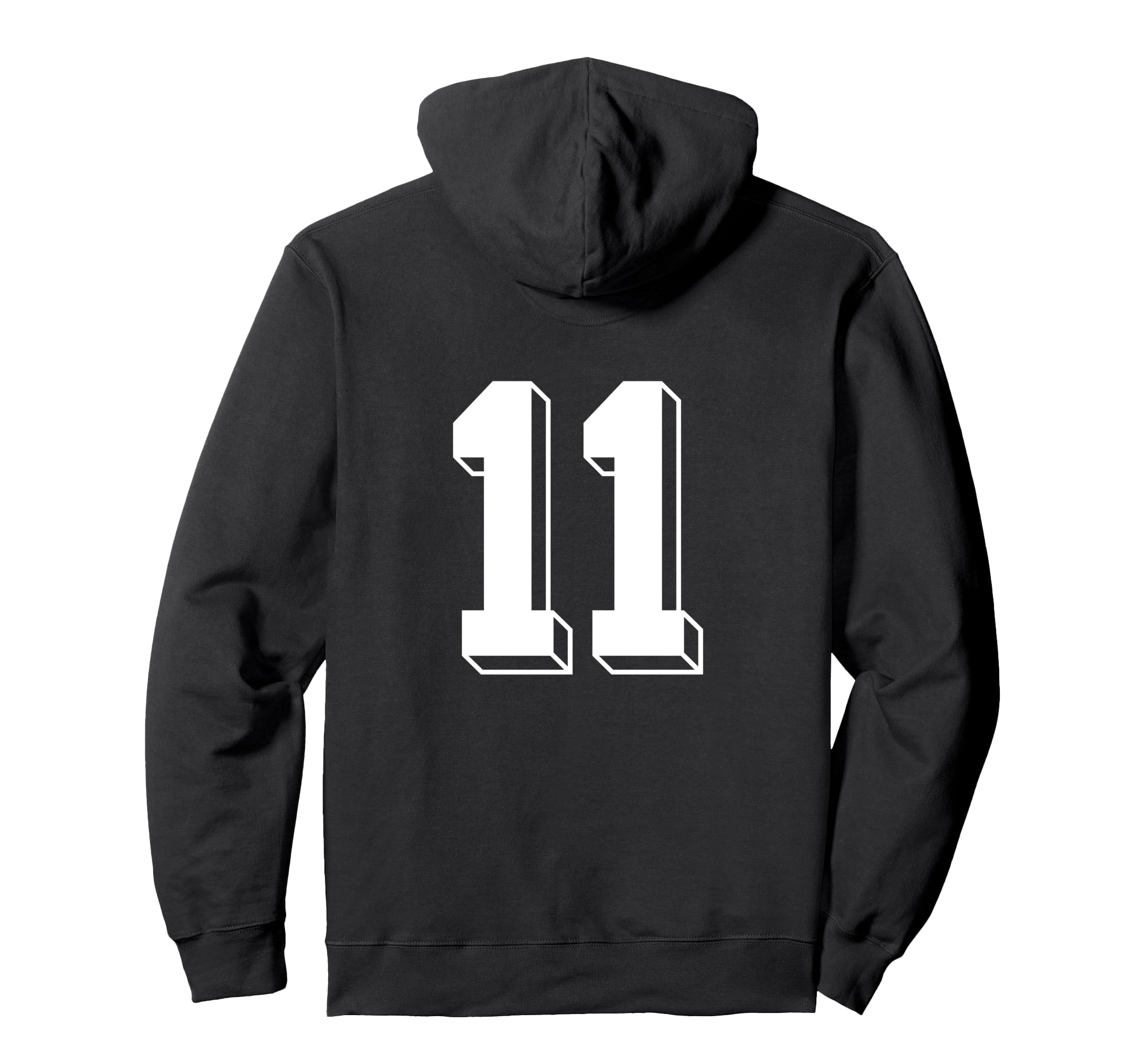 Number 11 Backside 80S 90S Team Jersey Hoodie - Custom Art Print Unisex
