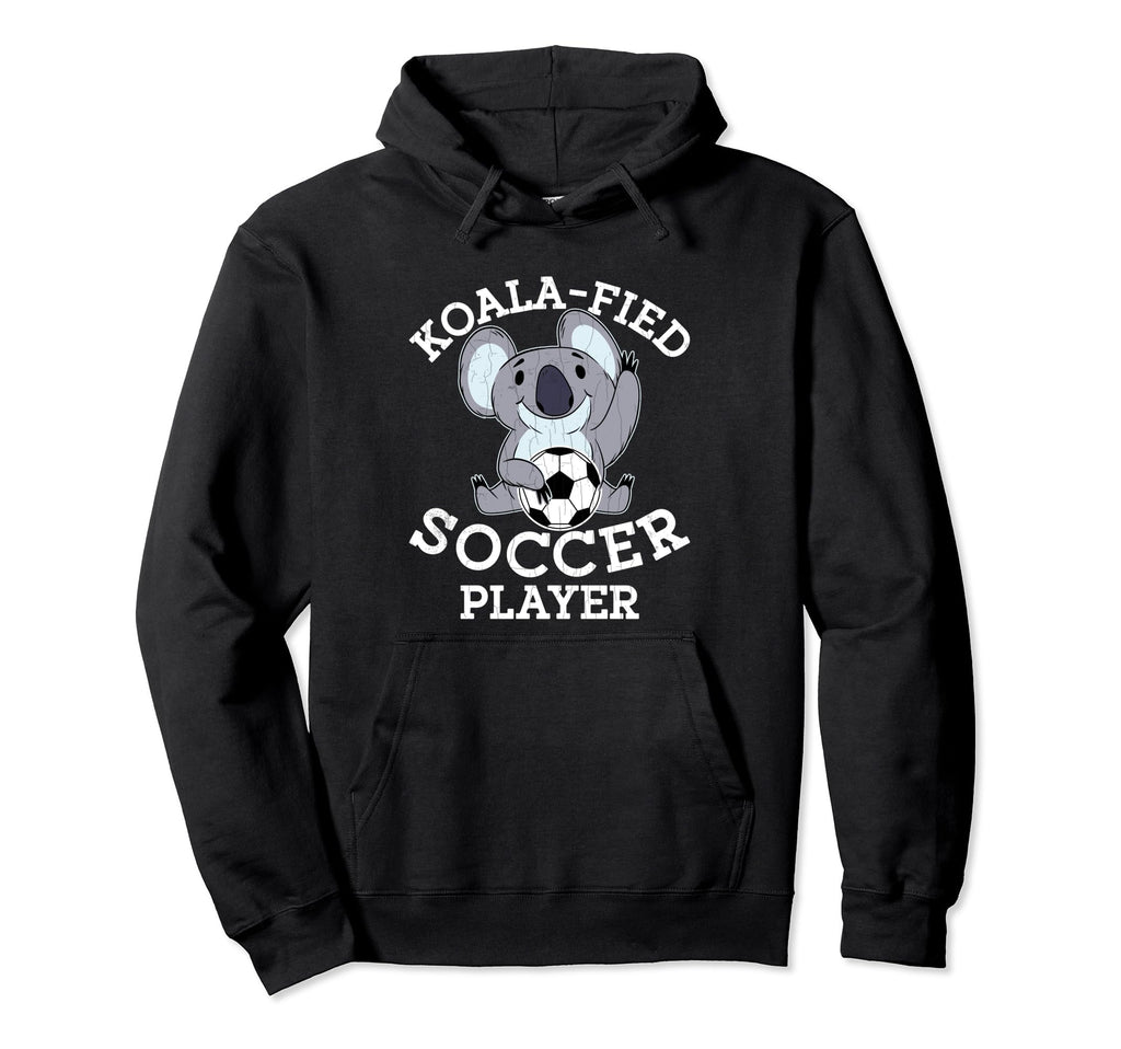 Koala Fied Soccer Player Funny Sports Lover Hoodie - Trendy Graphic Unisex