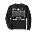 Soccer Goalie Soccer Player Goalkeeper Sweatshirt - Custom Art Print Unisex