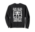 Im Hockey Goalie Brother Hockey Sweatshirt - Casual Everyday Wear Unisex