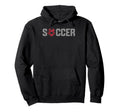 Soccer Football Ball Soccer Player Hoodie - Minimalist Print Men Women