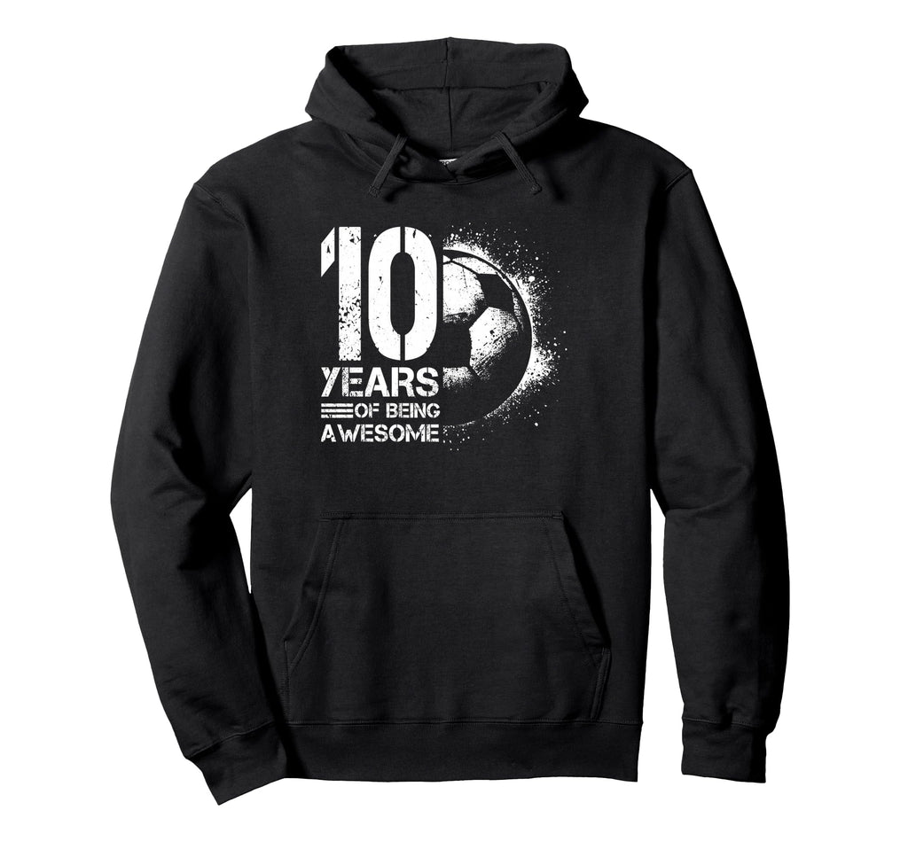 10Th Birthday Soccer Player Football Hoodie - Custom Art Print Men Women