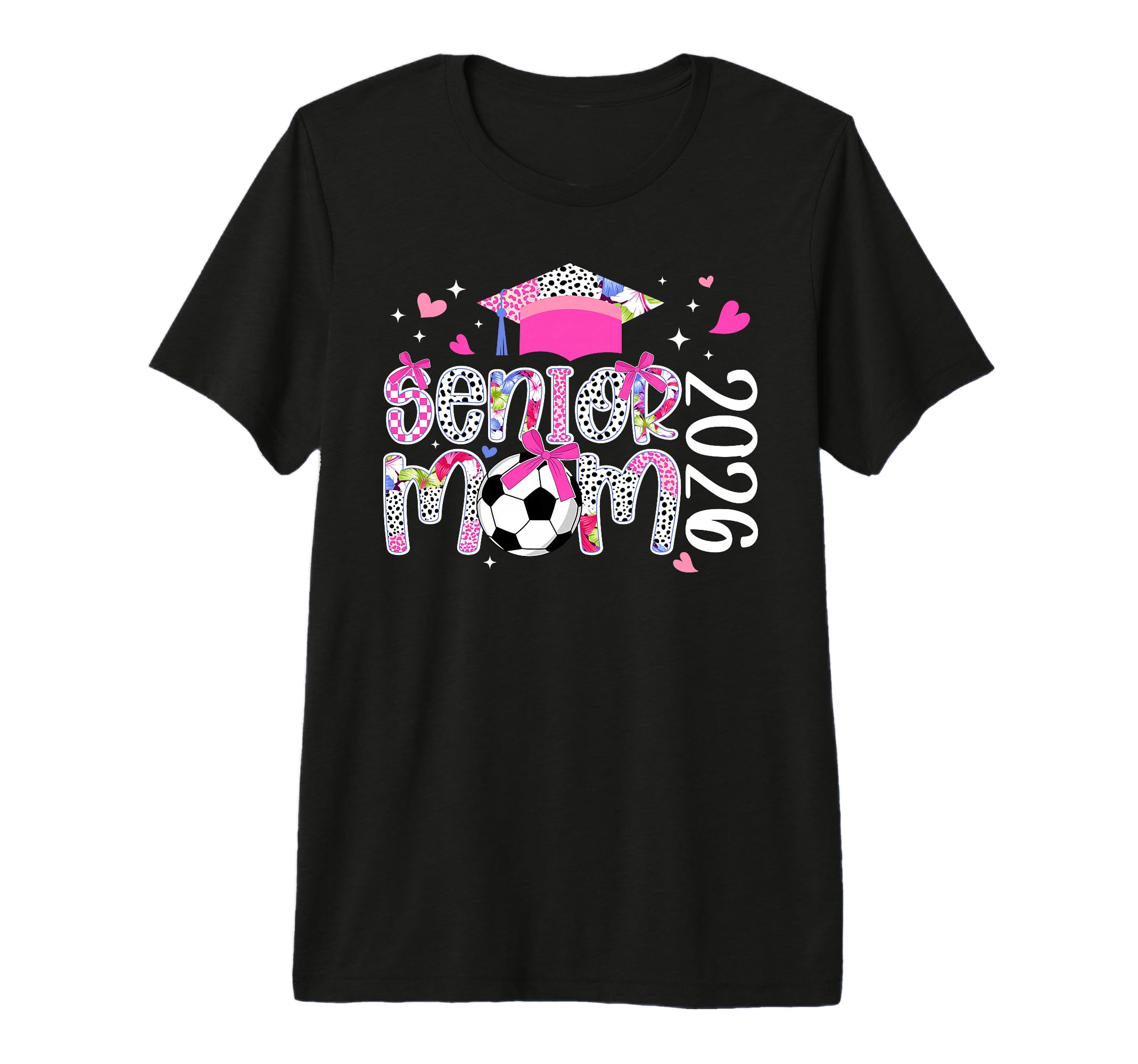 Soccer Senior Mom 2026 Soccer T-Shirt - Casual Everyday Wear for Adults
