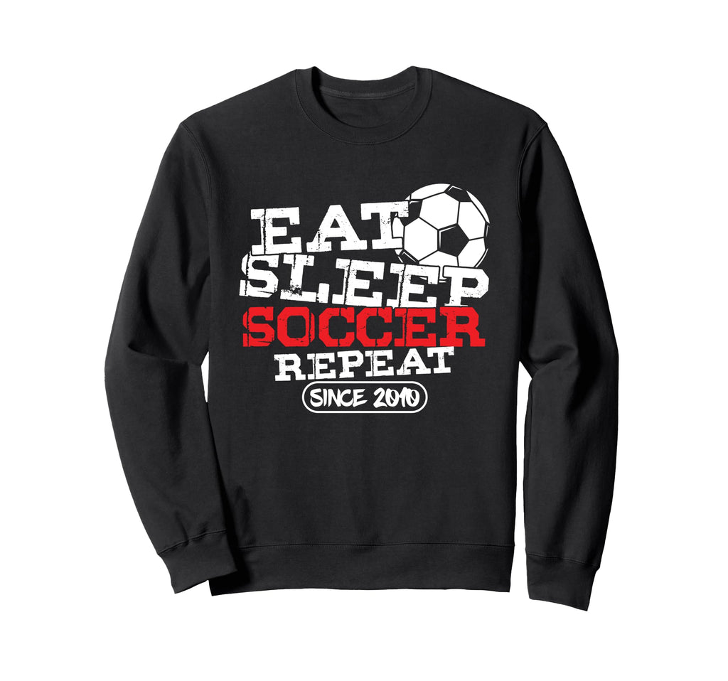 Soccer Player Goal Football Born Sweatshirt - Casual Everyday Wear Unisex