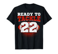 Football 22Nd Birthday Player T-Shirt - Fun Novelty Design for Adults