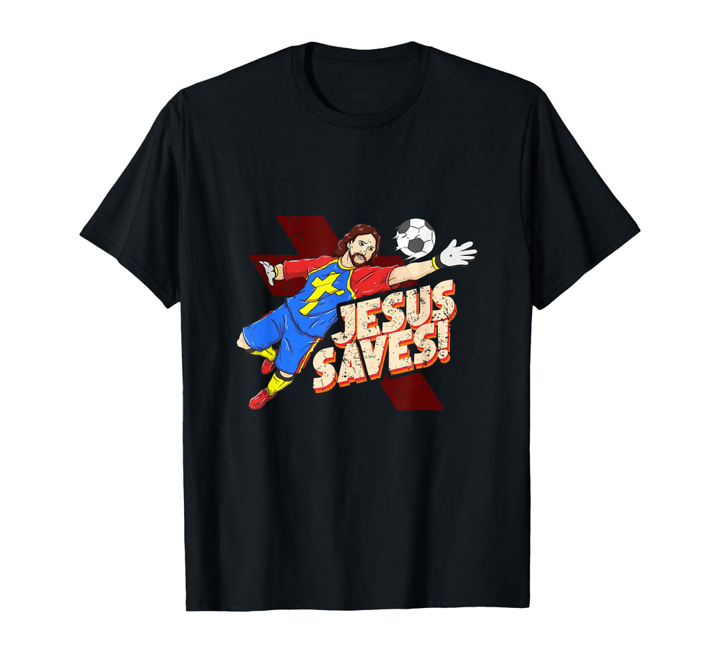 Jesus Saves Jesus Christ Golie T-Shirt - Fun Novelty Design Men Women