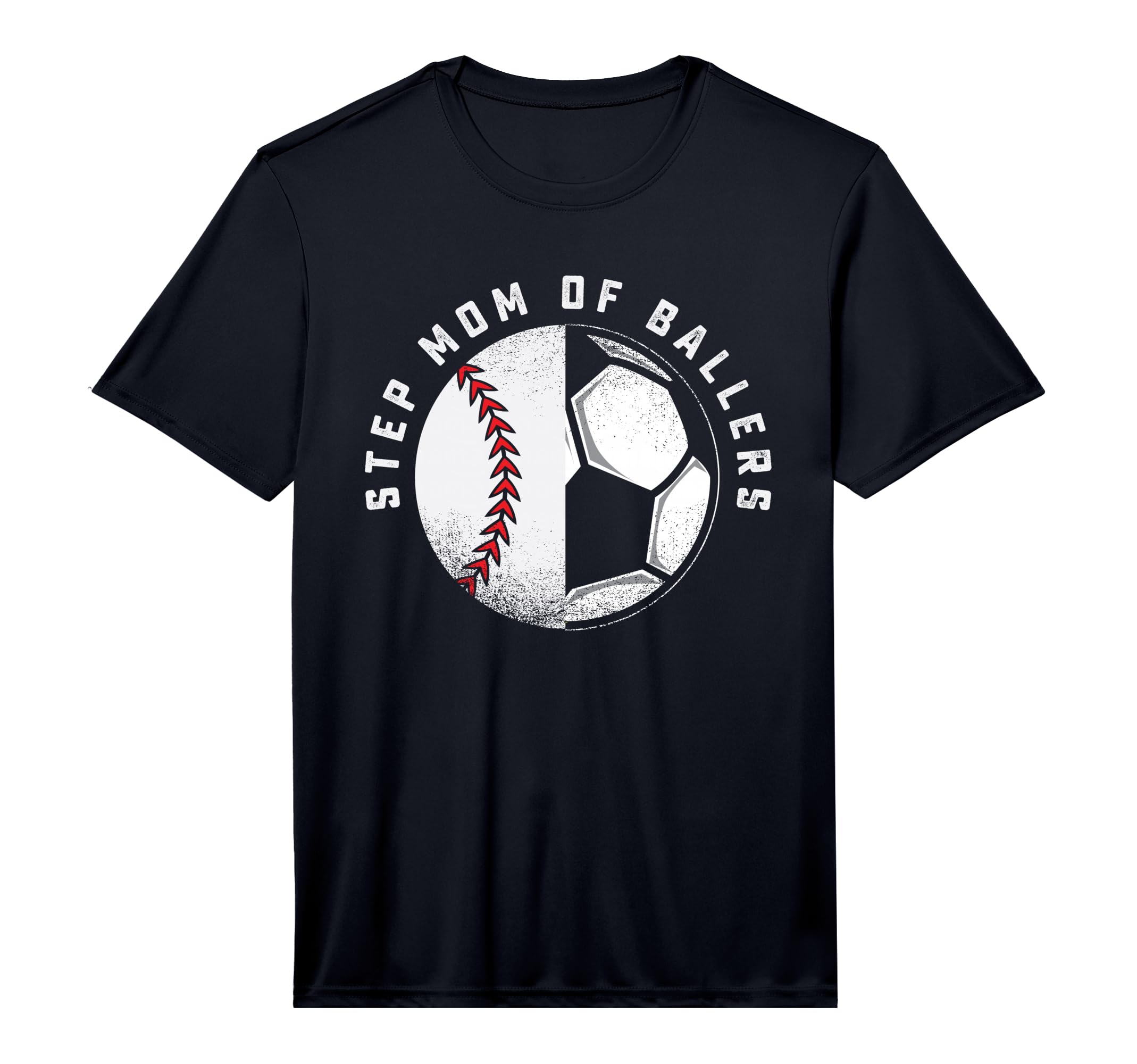Mens Step Mom Ballers Step Son T-Shirt - Fun Novelty Design Men Women
