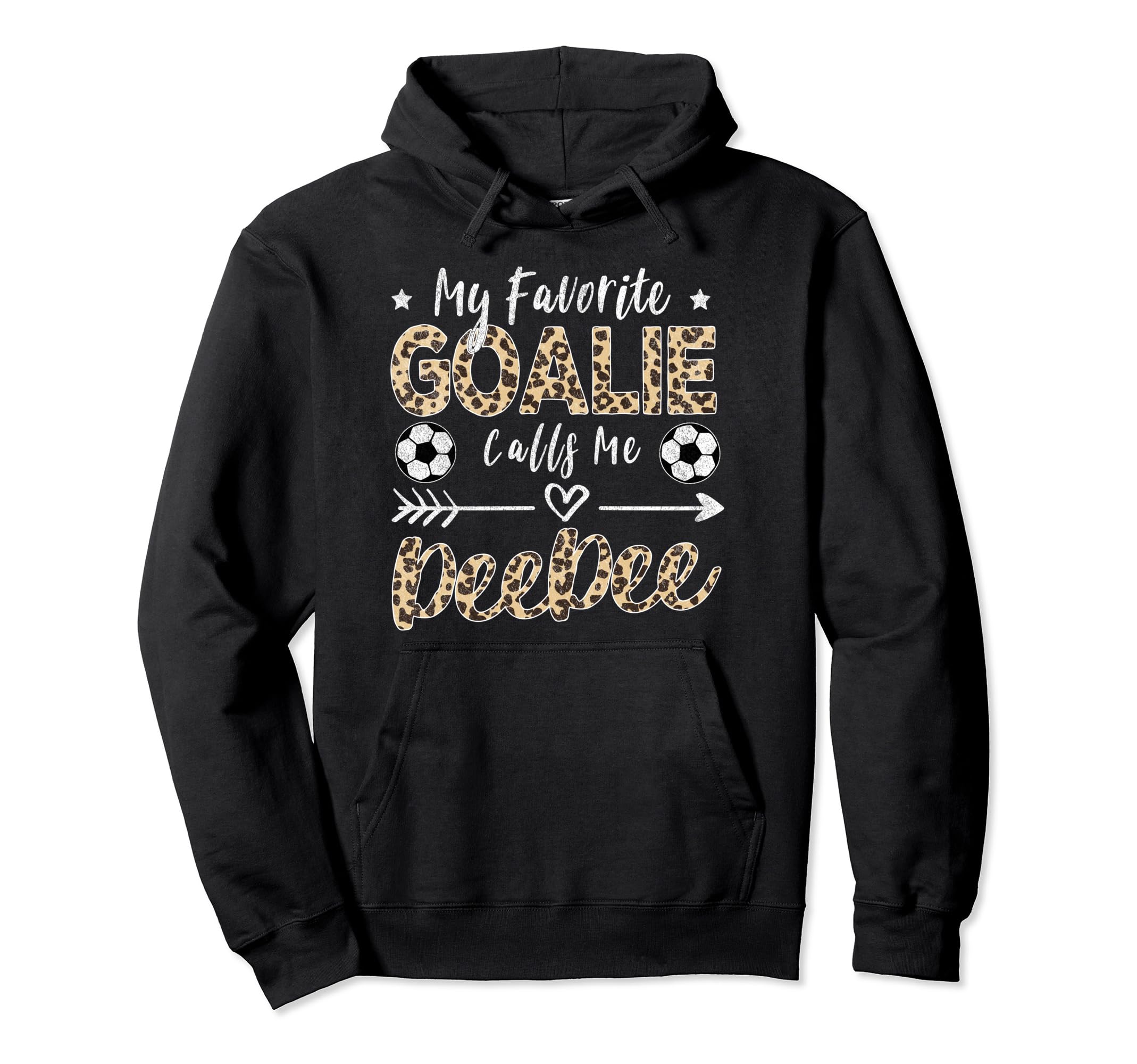 My Favorite Goalie Calls Me Deedee Hoodie - Novelty Apparel for Adults