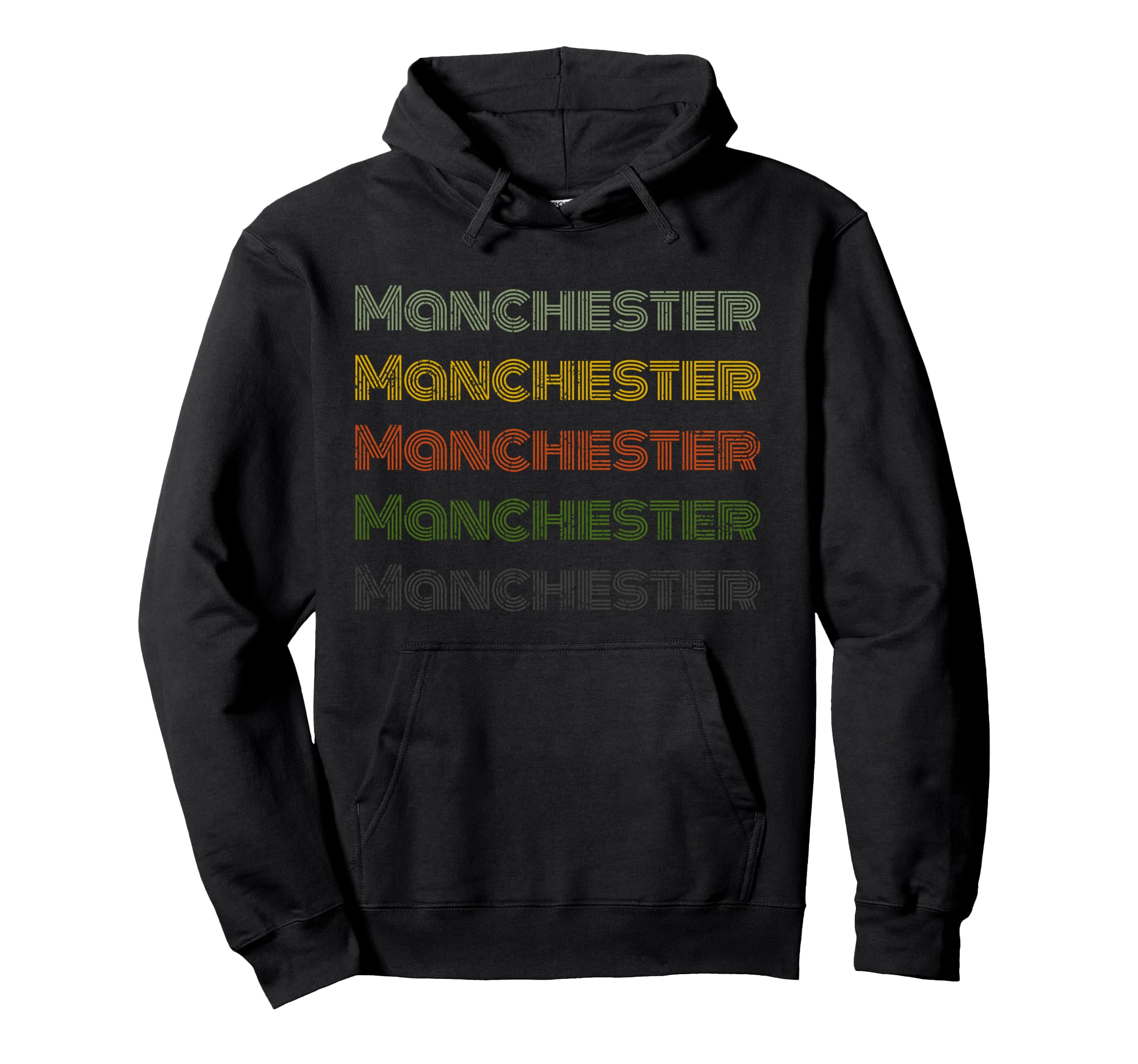 United Kingdom 70S City Manchester Hoodie - Fun Novelty Design Men Women