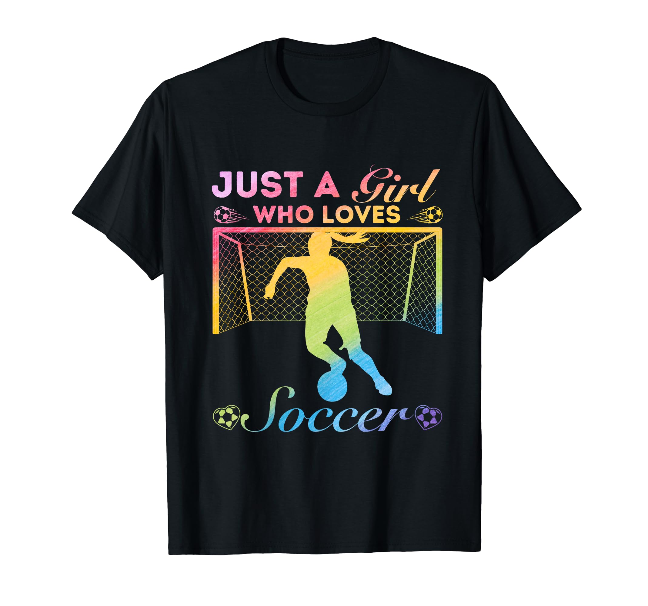 Just Who Loves Soccer T-Shirt - Custom Art Print for Adults