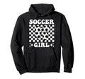 Soccer Coquette Bow Hoodie - Custom Art Print Men Women