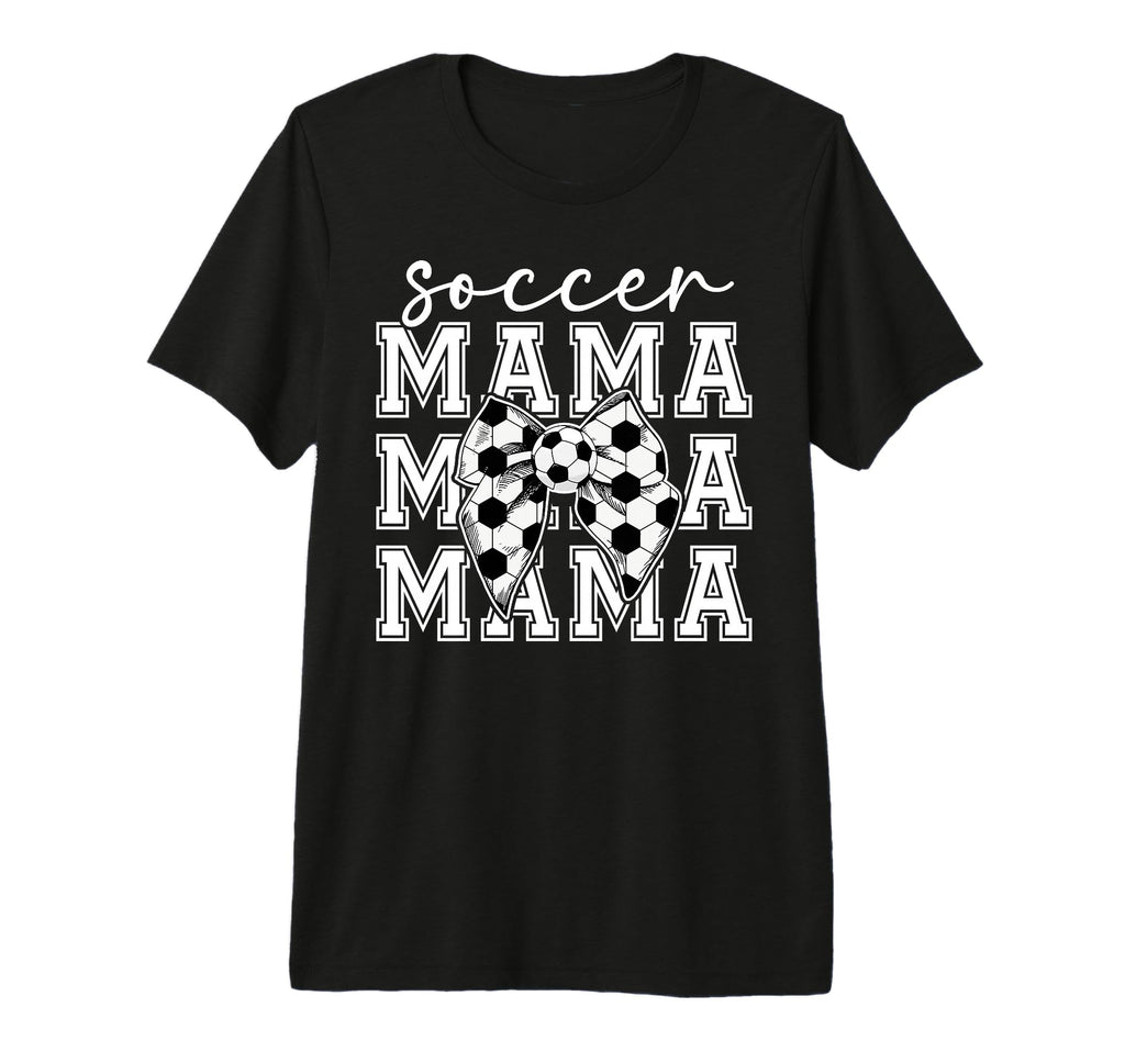 Soccer Mama Coquette Soccer Mom T-Shirt - Casual Everyday Wear Unisex