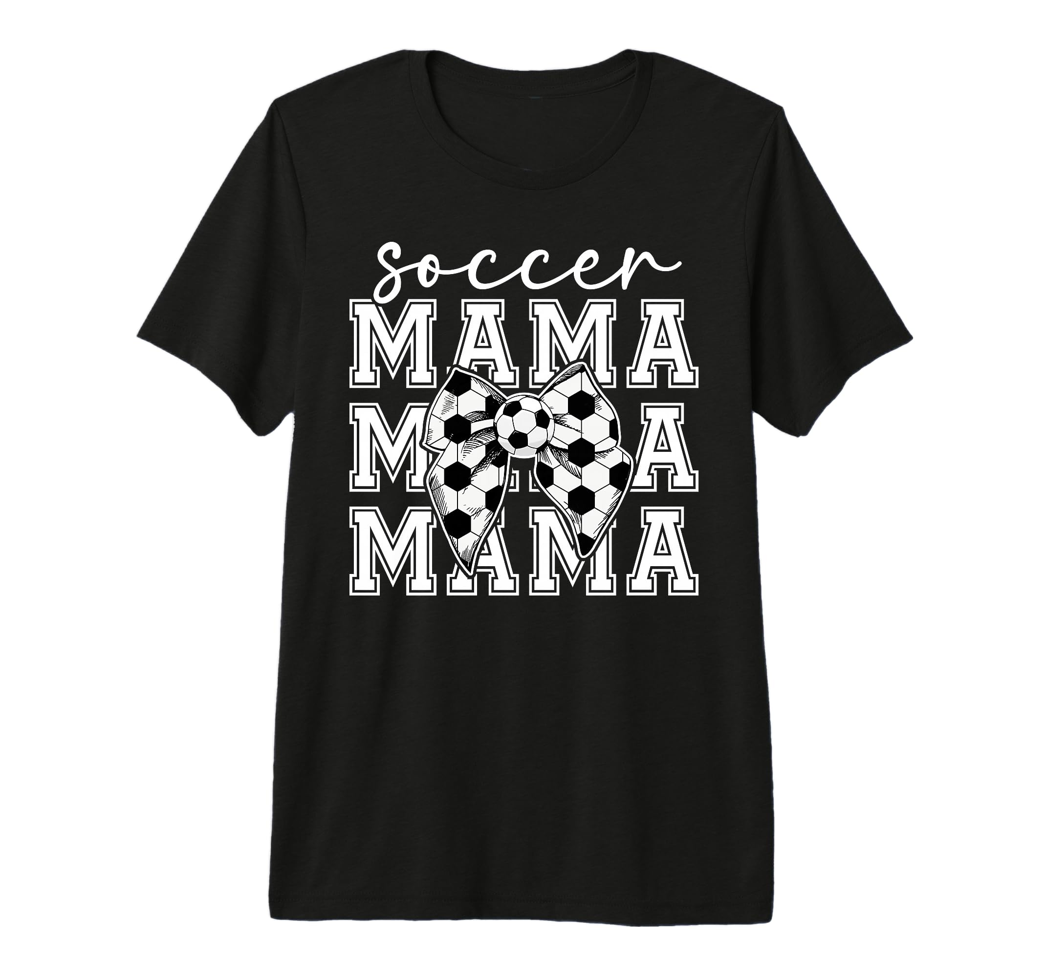 Soccer Mama Coquette Soccer Mom T-Shirt - Casual Everyday Wear Unisex