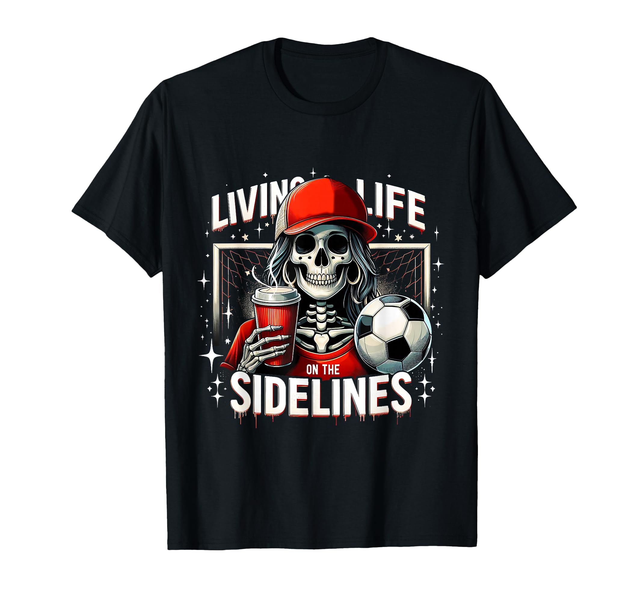 Soccer Mama Mom Life Sidelines T-Shirt - Casual Everyday Wear Men Women