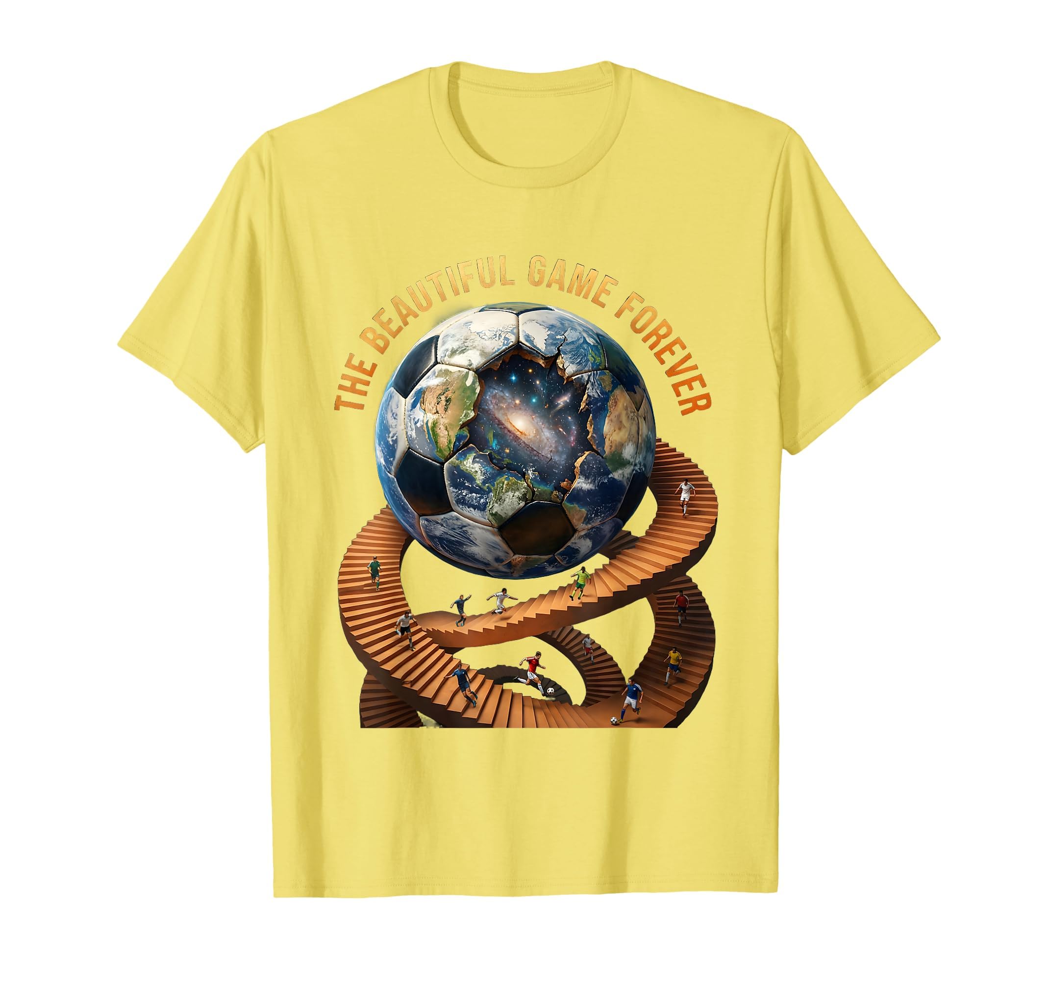Beautiful Game Forever Soccer T-Shirt - Custom Art Print Men Women