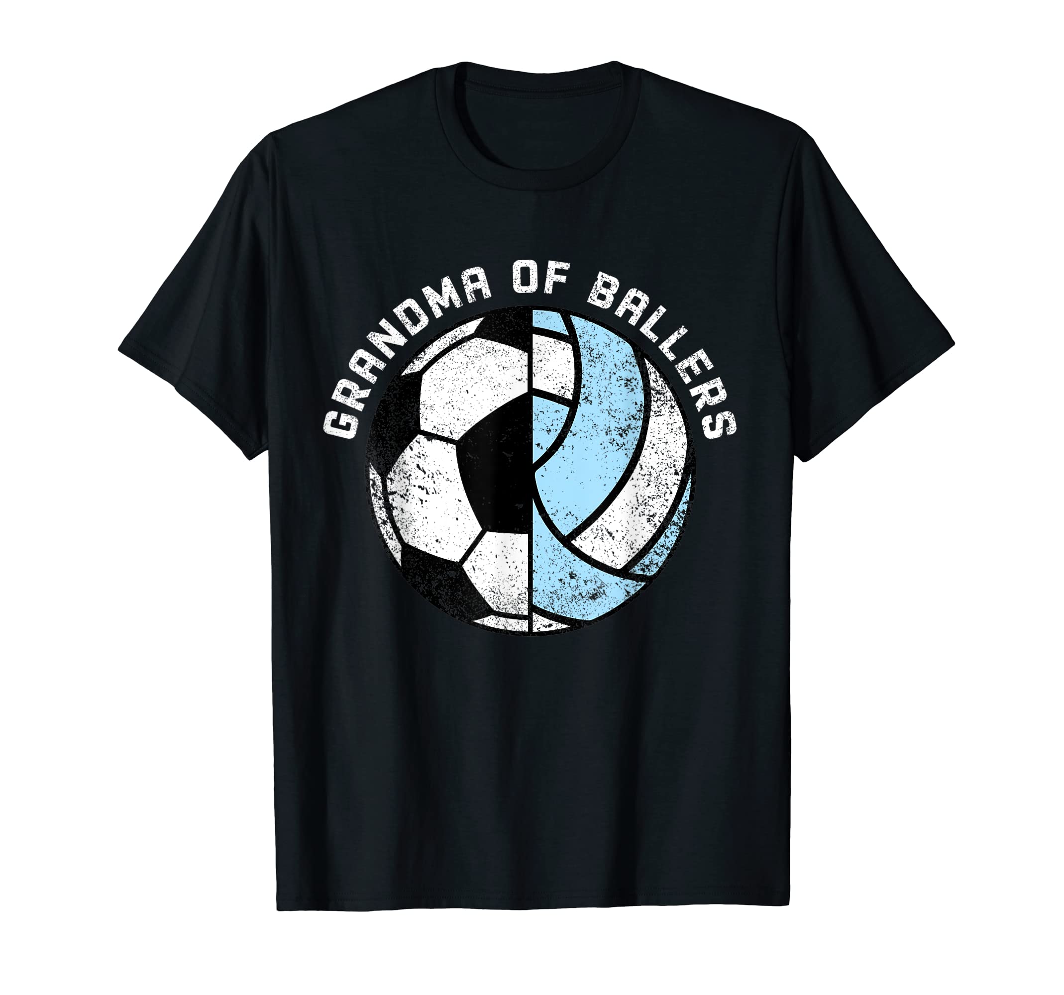 Grandma Ballers Funny Soccer T-Shirt - Fun Novelty Design Men Women