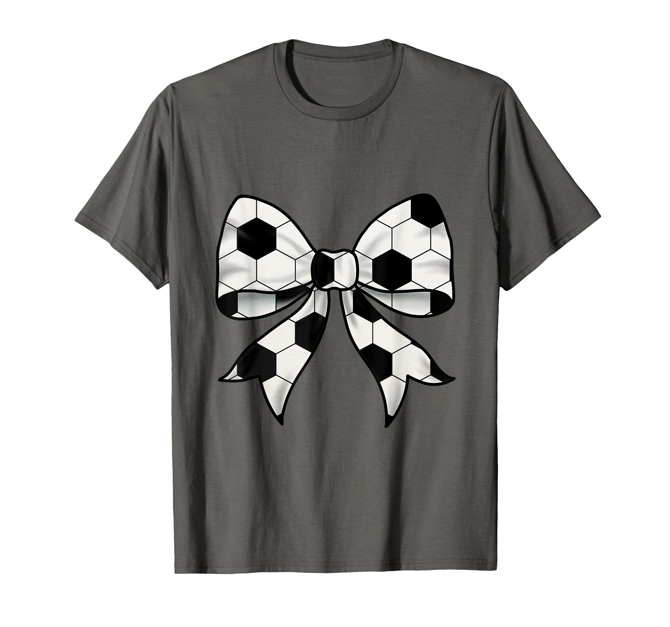 Coquette Bow Soccer Ball Coquette T-Shirt - Fun Novelty Design Unisex