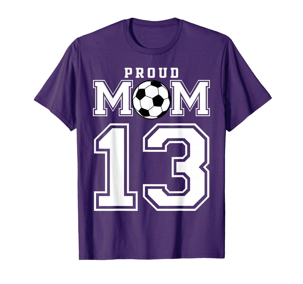 Number 13 Custom Proud Soccer Futbol T-Shirt - Custom Art Print Men Women